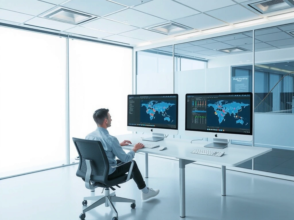 Interior of the Ottoman Analytical Intelligence Lab